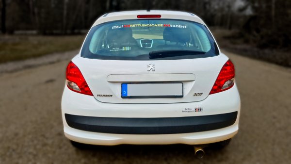 Rettungsgassen aufkleber Banner